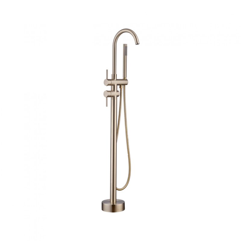 Vrijstaande Badkraan Zaragoza Brushed Gold