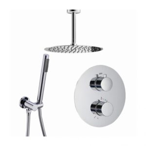 Showerset Milaan Rond 10 Inch Plafond Chroom