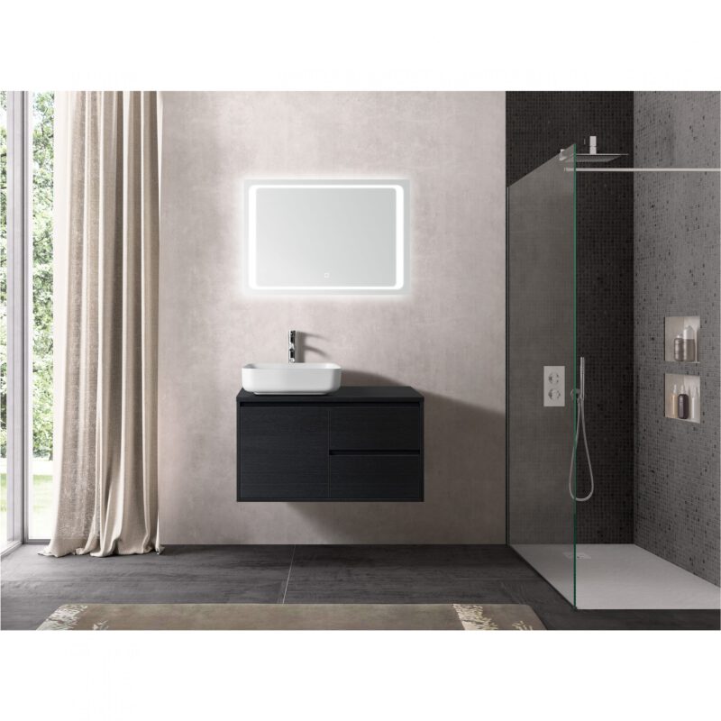 Badmeubelset Birmingham 80cm Zwart