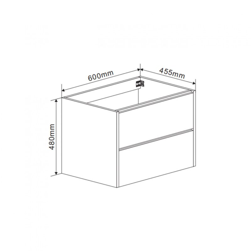 Onderkast Liverpool 60cm Hout - Afbeelding 2
