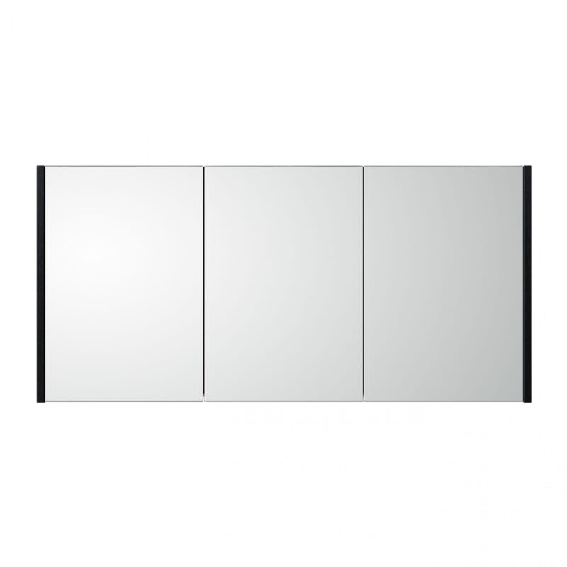 Spiegelkast Leeds 120cm Zwart