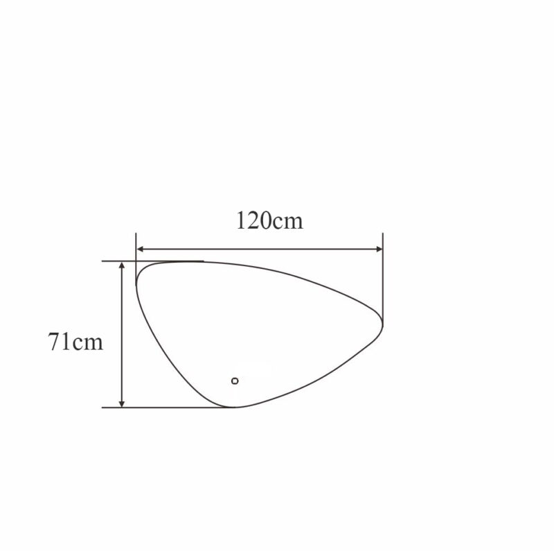 Spiegel Frankfurt 120x71cm - Afbeelding 3