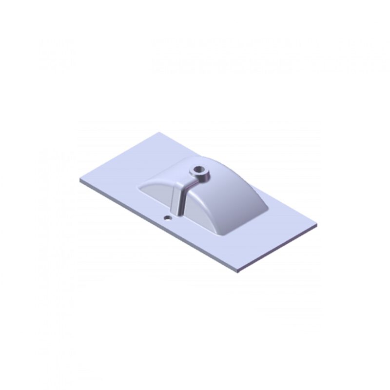 Wastafel Parijs 80cm Met Kraangat Mat Wit - Afbeelding 2