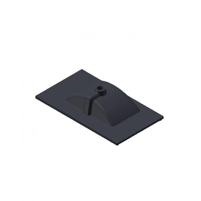 Wastafel Parijs 80cm Zonder Kraangat Mat Zwart - Afbeelding 2