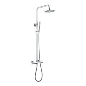 Regendouche Set Venetie Rond Chroom
