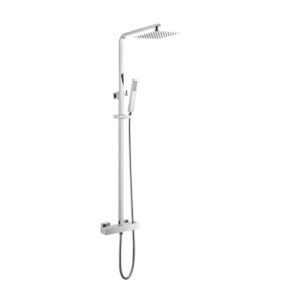 Regendouche Set Venetie Vierkant Chroom