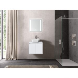 Badmeubelset Birmingham 60cm Hoogglans Wit