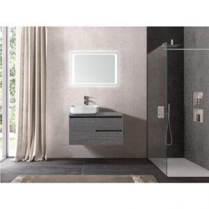 Badmeubelset Birmingham 90cm Grijs