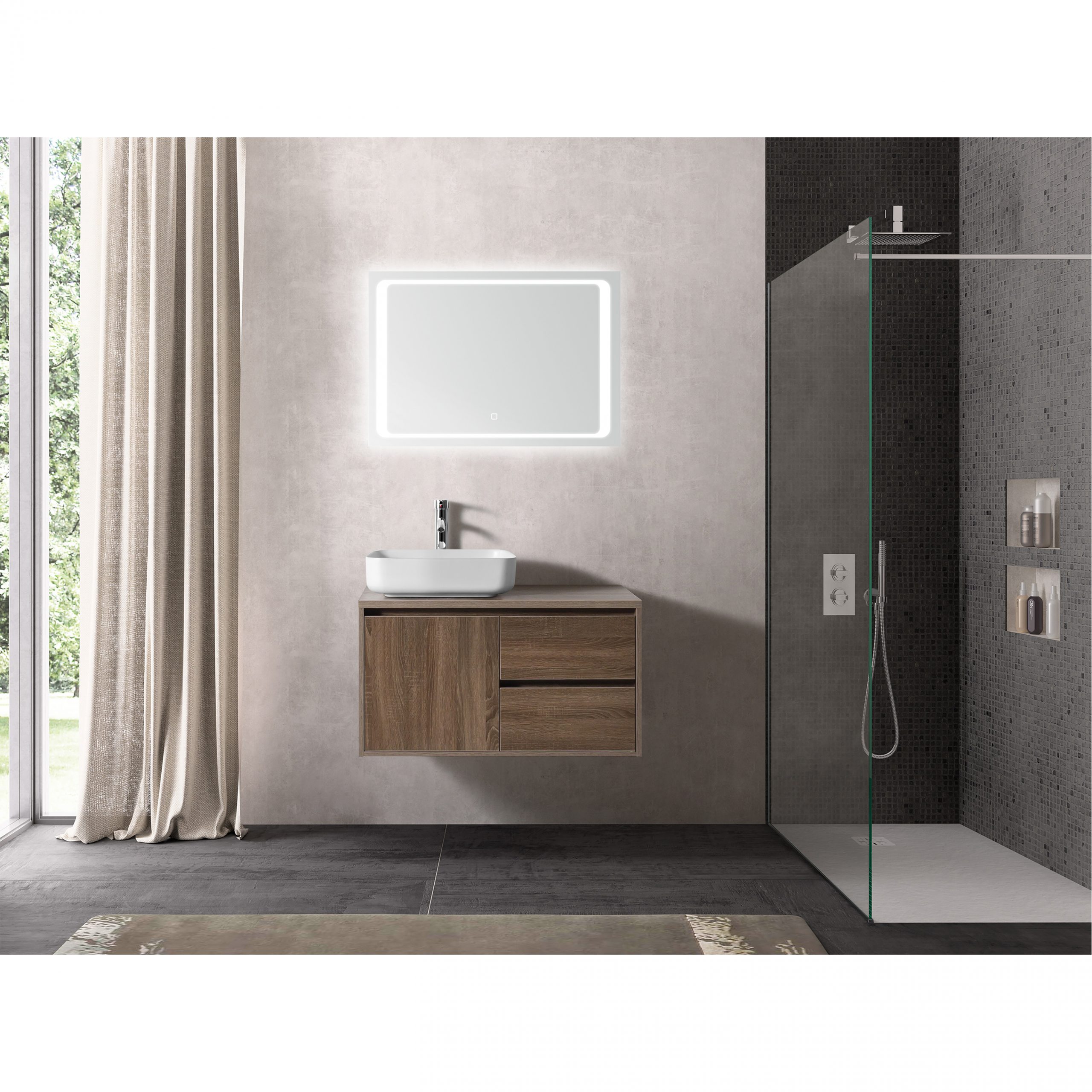 Badmeubelset Birmingham 90cm Hout