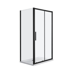 Douchecabine Brescia 120×80cm Zwart
