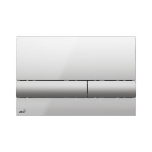 Bedieningsplaat Luik Chroom