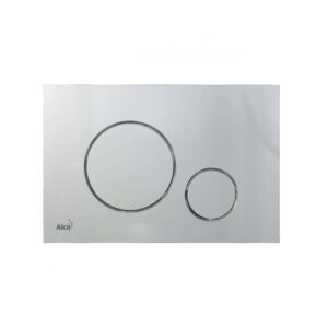 Bedieningsplaat Brugge Chroom Mat