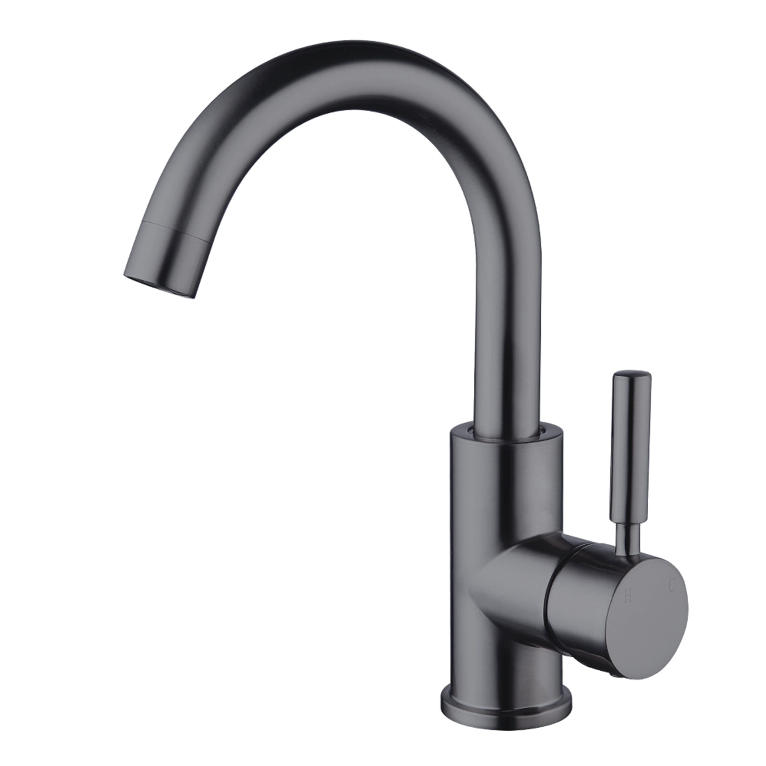 Wastafelkraan Barcelona Gun Metal