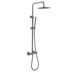 Regendouche Set Venetie Rond Gun Metal