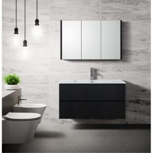 Badmeubelset Londen 90cm Zwart