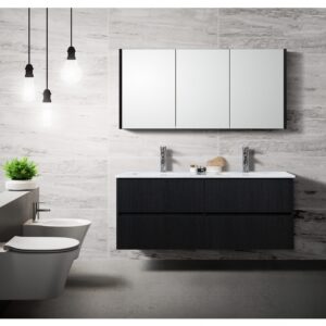 Badmeubelset Londen 120cm Zwart