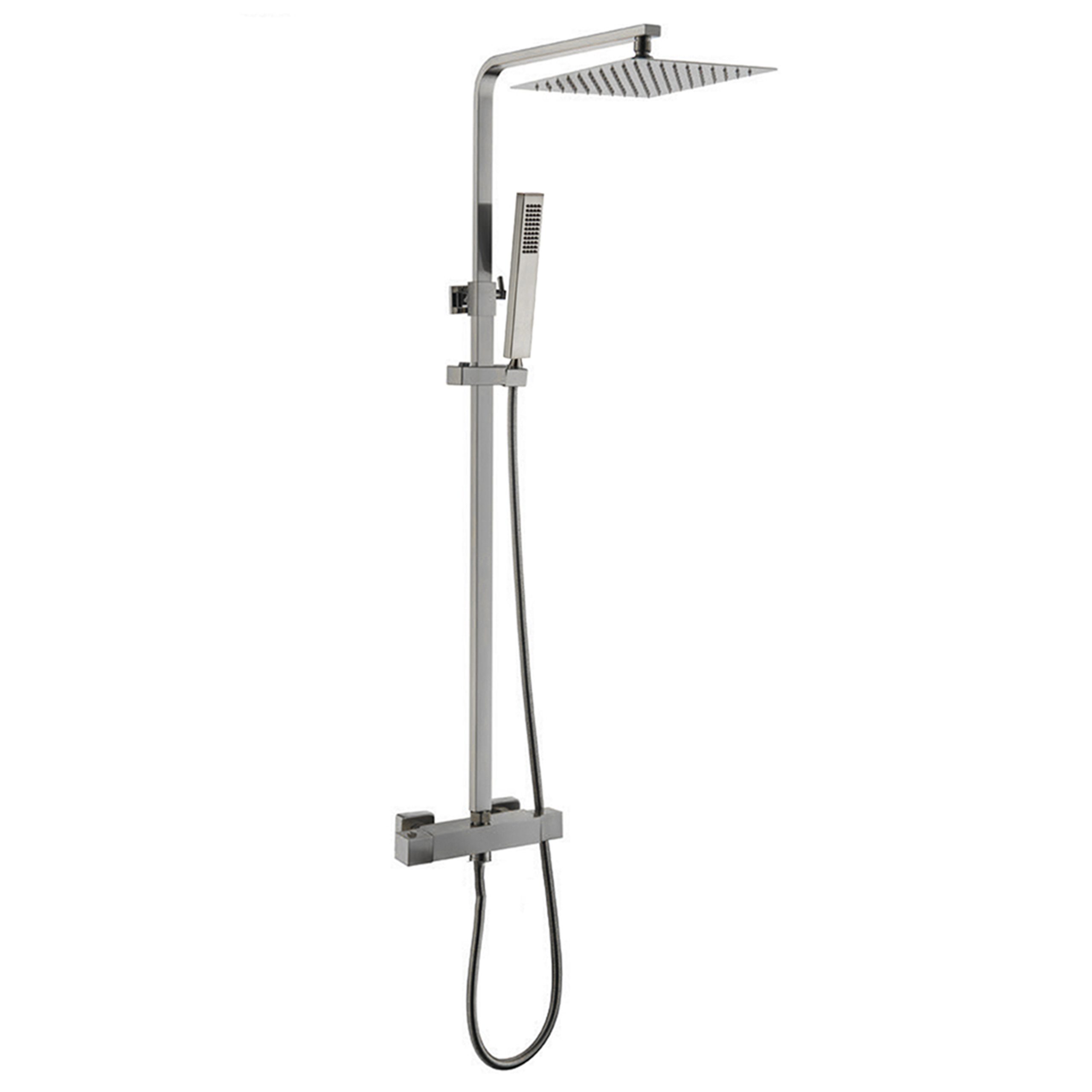 Regendouche Set Venetie Vierkant RVS