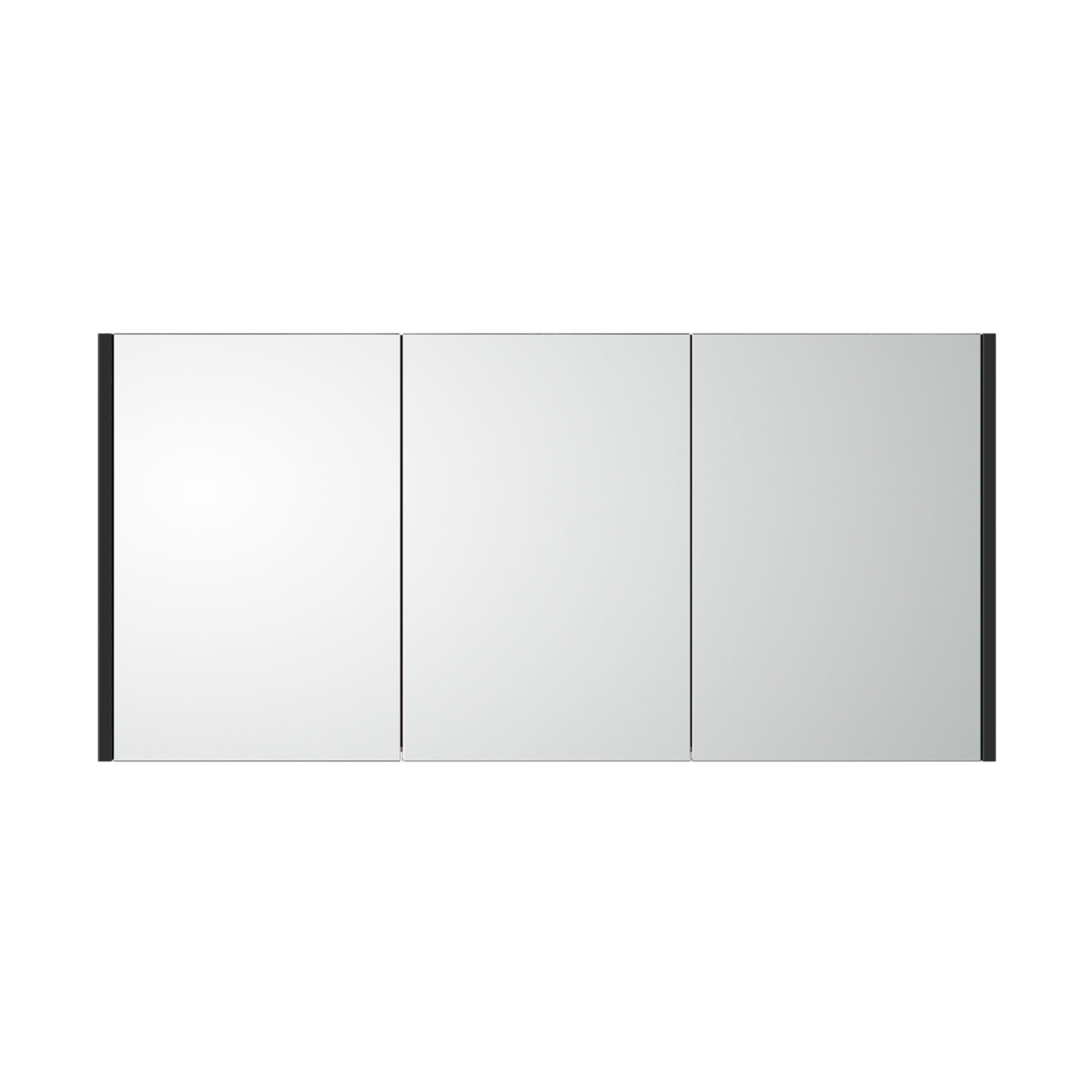 Spiegelkast Leeds 120cm Mat Zwart