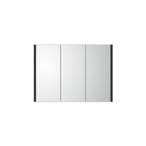 Spiegelkast Leeds 80cm Mat Zwart
