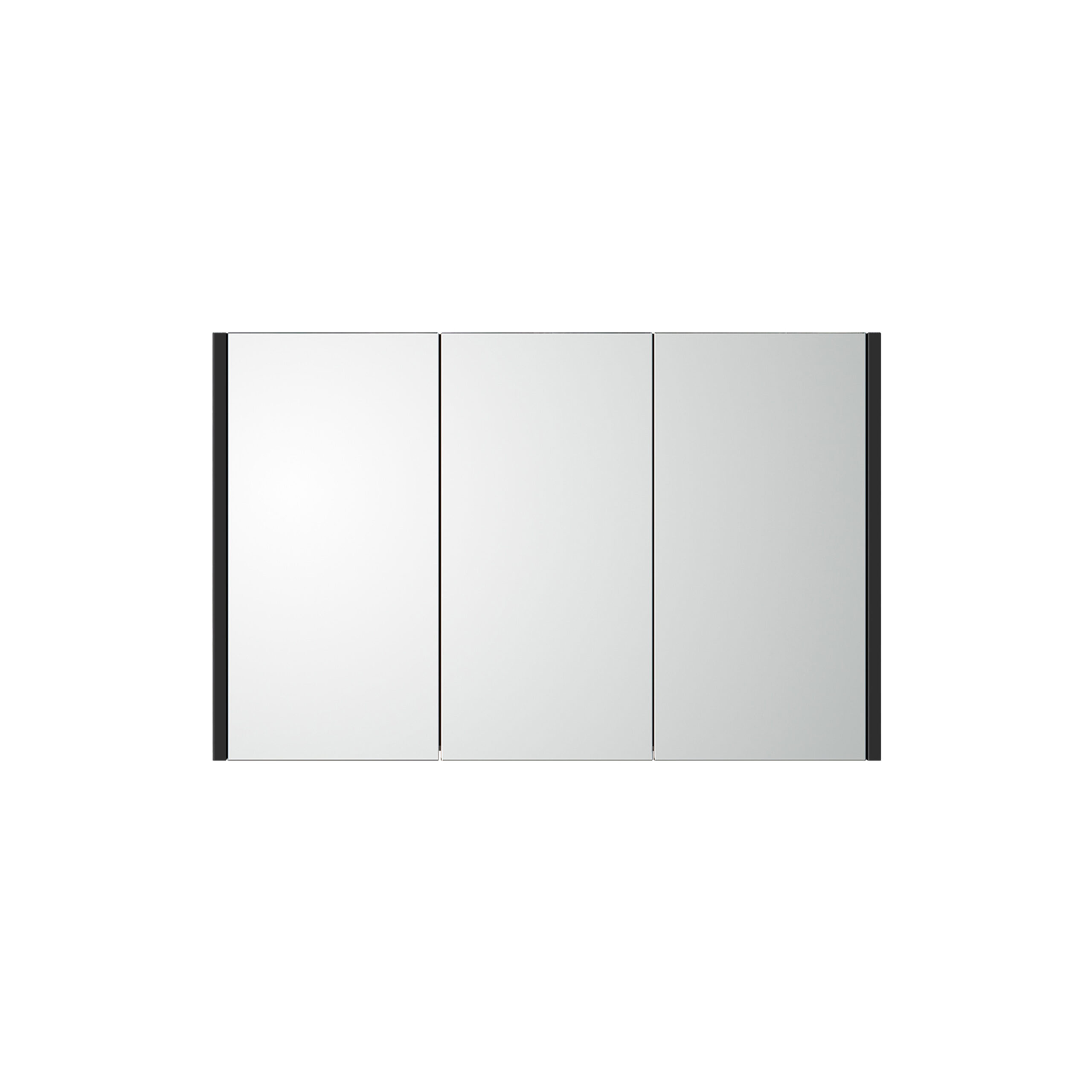 Spiegelkast Leeds 90cm Mat Zwart